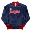 画像1: 90-00's CALIFORNIA ANGELS ナイロンスタジャン “mitchell and ness / COOPERSTOWN COLLECTION” (1)