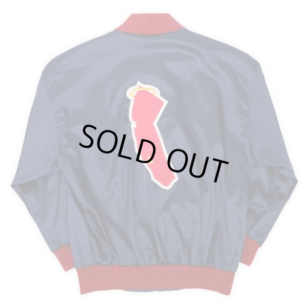 画像2: 90-00's CALIFORNIA ANGELS ナイロンスタジャン “mitchell and ness / COOPERSTOWN COLLECTION” (2)