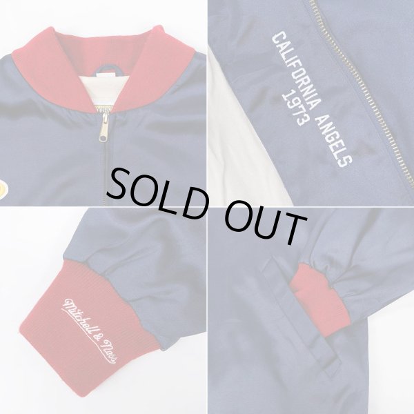 画像4: 90-00's CALIFORNIA ANGELS ナイロンスタジャン “mitchell and ness / COOPERSTOWN COLLECTION” (4)