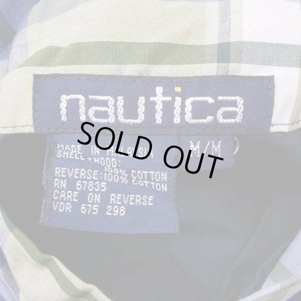 画像4: 90's NAUTICA リバーシブル フーディージャケット (4)