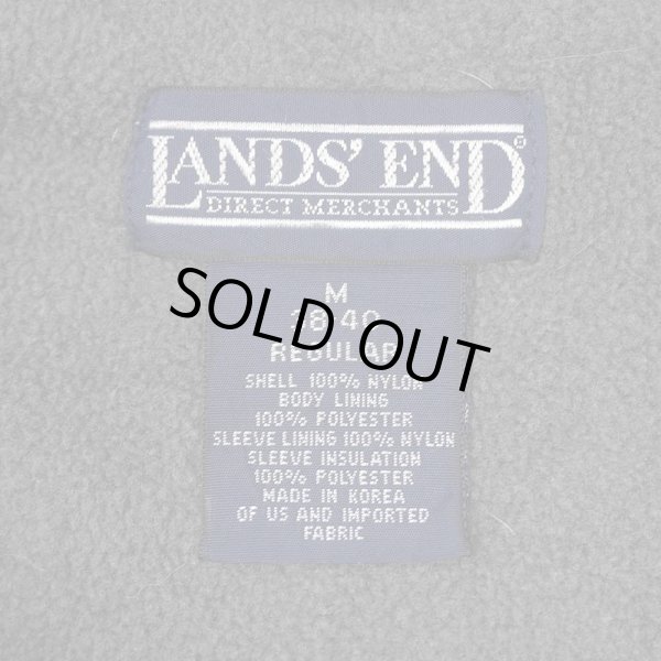画像2: 90's LANDS' END フリースライナー ナイロンフーディージャケット "NAVY" (2)