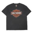 画像1: 00's HARLEY DAVIDSON 両面プリントTシャツ “FADE BLACK” (1)