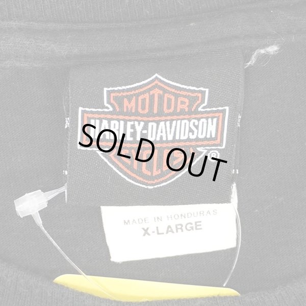 画像3: 00's HARLEY DAVIDSON 両面プリントTシャツ “FADE BLACK” (3)