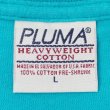 画像2: 90's PLUMA ブランクTシャツ " Turquoise Blue" (2)