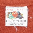 画像2: 70's Fruit of the loom ポケットTシャツ "DEADSTOCK / BRICK / MADE IN USA" (2)