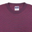 画像3: 00's Puritan マルチボーダーTシャツ "Burgundy Base" (3)