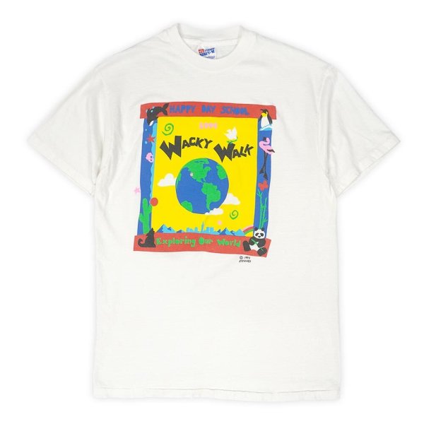 画像1: 90's WACKY WALK プリントTシャツ "MADE IN USA" (1)