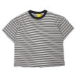 画像1: 90's BASIC EDITIONS マルチボーダーTシャツ "WHITE × GRAY" (1)