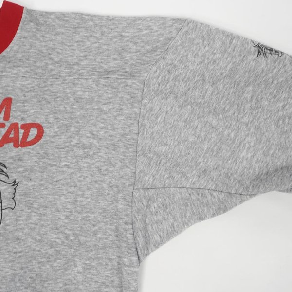 画像5: 80's Egghead Software Vネック フットボールTシャツ (5)