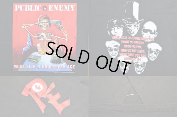 画像4: 90's PUBLIC ENEMY Tシャツ “MUSE SICK -N-HOUR MESS AGE” (4)