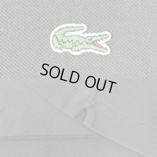 画像3: 00's LACOSTE ポロシャツ "DESIGNED IN FRANCE / OLIVE" (3)