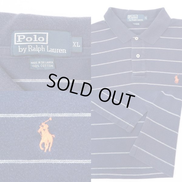 画像2: Polo Ralph Lauren ボーダー柄 ポロシャツ (2)