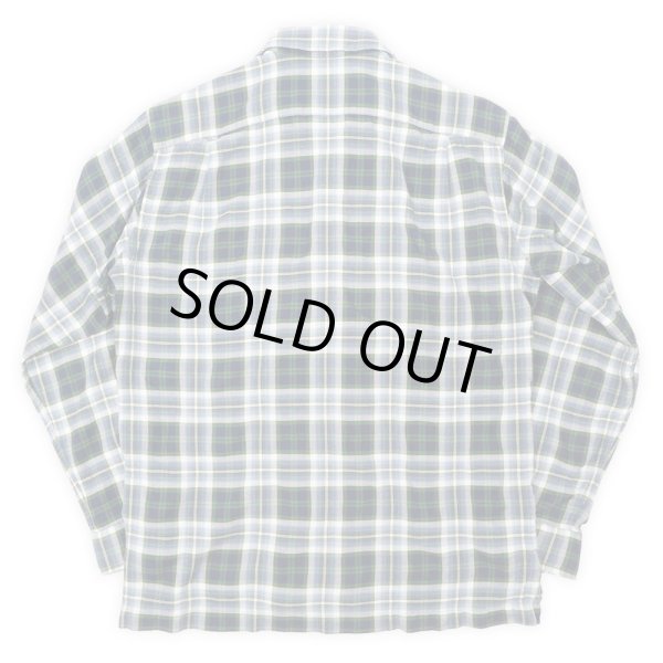 画像2: 00's RLX オンブレチェック柄 オープンカラーシャツ (2)