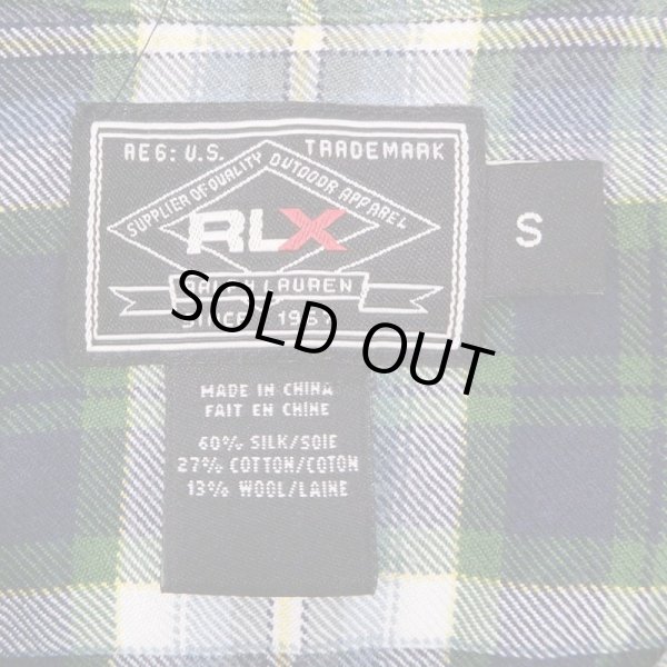 画像3: 00's RLX オンブレチェック柄 オープンカラーシャツ (3)