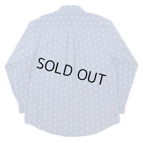 画像2: 90's J.CREW 総柄 レギュラーカラーシャツ (2)