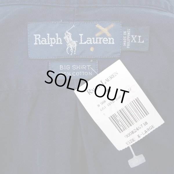 画像3: 90's Polo Ralph Lauren ボタンダウンシャツ "BIG SHIRT / DEADSTOCK" (3)