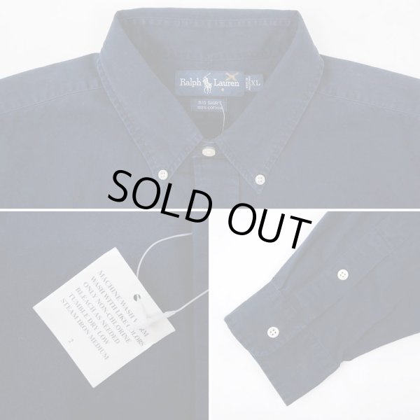 画像4: 90's Polo Ralph Lauren ボタンダウンシャツ "BIG SHIRT / DEADSTOCK" (4)
