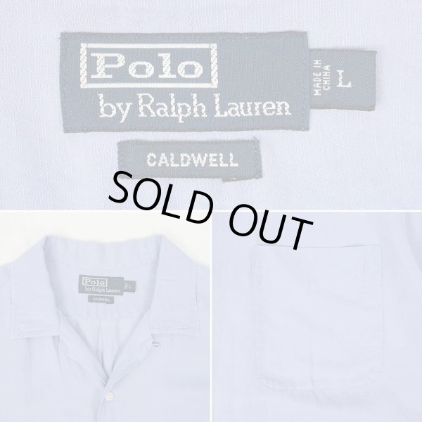 90's Polo Ralph Lauren S/S オープンカラーシャツ 