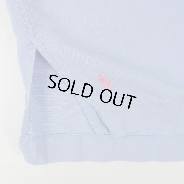 画像3: 90's Polo Ralph Lauren S/S オープンカラーシャツ "CALDWELL / Silk × Linen" (3)