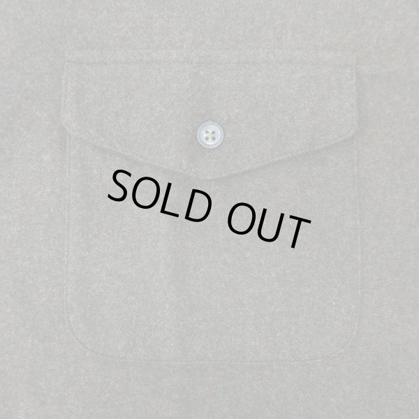 画像4: 00's ST.JOHN'S BAY シャモアクロス ワークシャツ “BROWN / DEADSTOCK” (4)