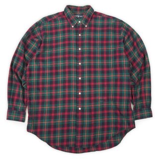 90s Ralph Lauren TILDEN パッチワーク BD シャツ 90's Polo Ralph Lauren パッチワーク ボタンダウンシャツ