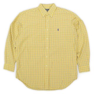 90's Polo Ralph Lauren パッチワークシャツ 90's Polo Ralph Lauren パッチワーク ボタンダウンシャツ