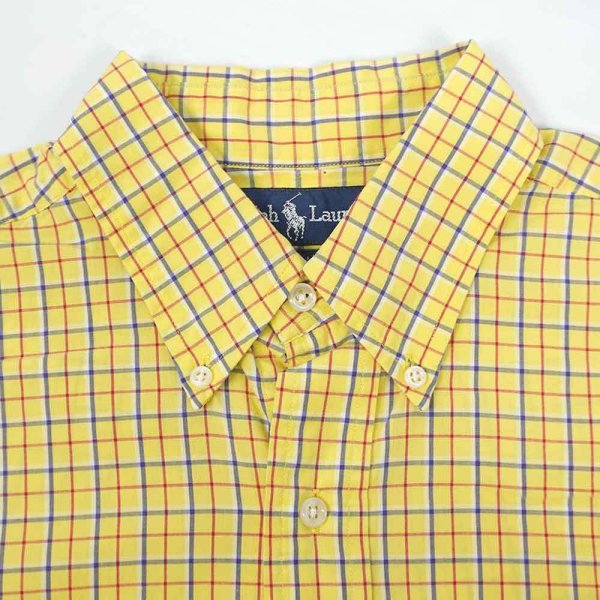 画像3: 90's Polo Ralph Lauren ボタンダウンシャツ "BLAKE" (3)