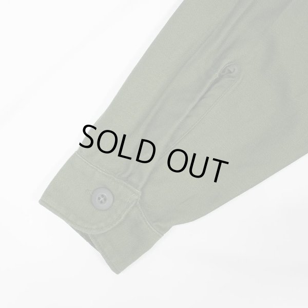 画像4: 70's US.ARMY コットンサテン ユーティリティーシャツ (4)