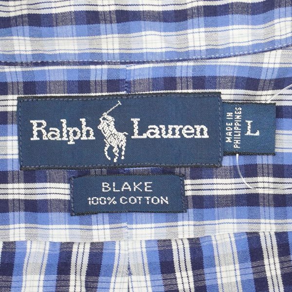 画像2: 90's Polo Ralph Lauren ボタンダウンシャツ "BLAKE" (2)