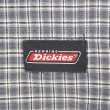 画像4: Late 90's Dickies S/S オープンカラーシャツ "CHACOAL Plaid" (4)