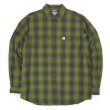 画像1: 00's Carhartt ボタンダウンシャツ “Ombre Plaid” (1)
