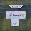 画像2: 00's Carhartt ボタンダウンシャツ “Ombre Plaid” (2)