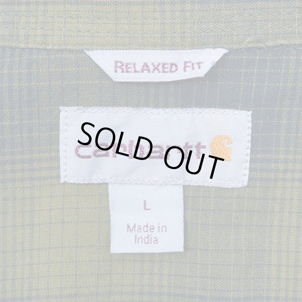 画像2: 00's Carhartt ボタンダウンシャツ “Ombre Plaid” (2)