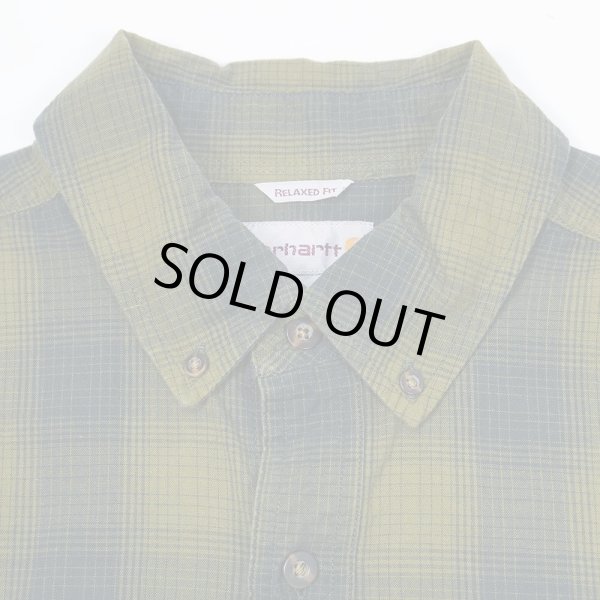 画像4: 00's Carhartt ボタンダウンシャツ “Ombre Plaid” (4)