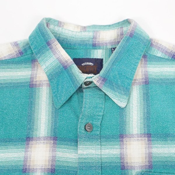 画像3: 90's SAUGATUCK プリントネルシャツ "OMBRE PLAID" (3)