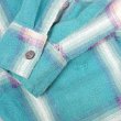 画像4: 90's SAUGATUCK プリントネルシャツ "OMBRE PLAID" (4)