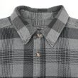 画像3: 90's DAVID TAYLOR ヘビーネルシャツ "Gray×Black Plaid" (3)
