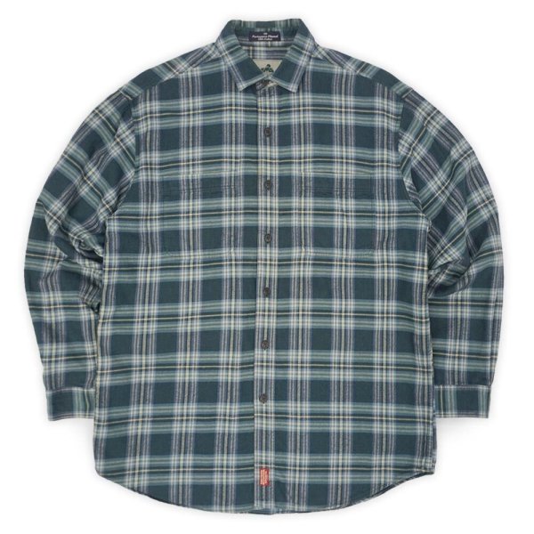 画像1: 00's EMS フランネルシャツ (1)