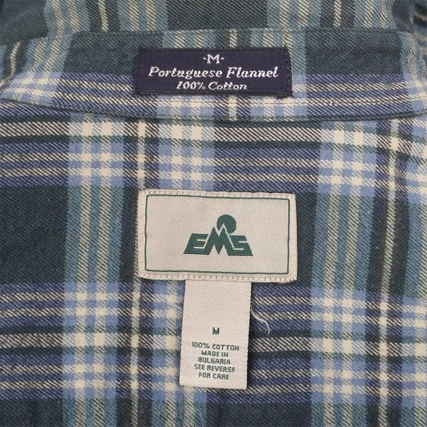 画像2: 00's EMS フランネルシャツ (2)