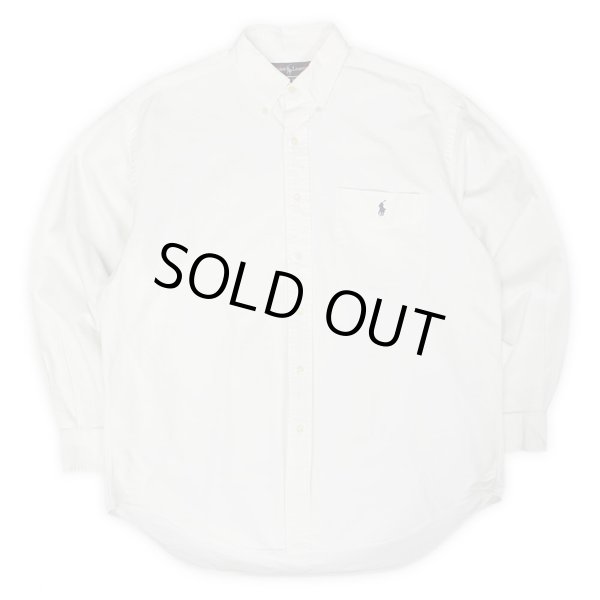 画像1: 90's Polo Ralph Lauren ボタンダウンシャツ “BIG SHIRT / sizeM” (1)