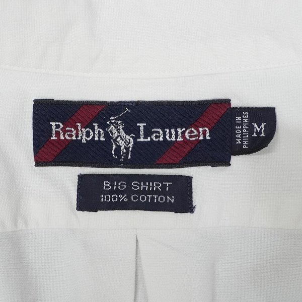 画像2: 90's Polo Ralph Lauren ボタンダウンシャツ “BIG SHIRT / sizeM” (2)
