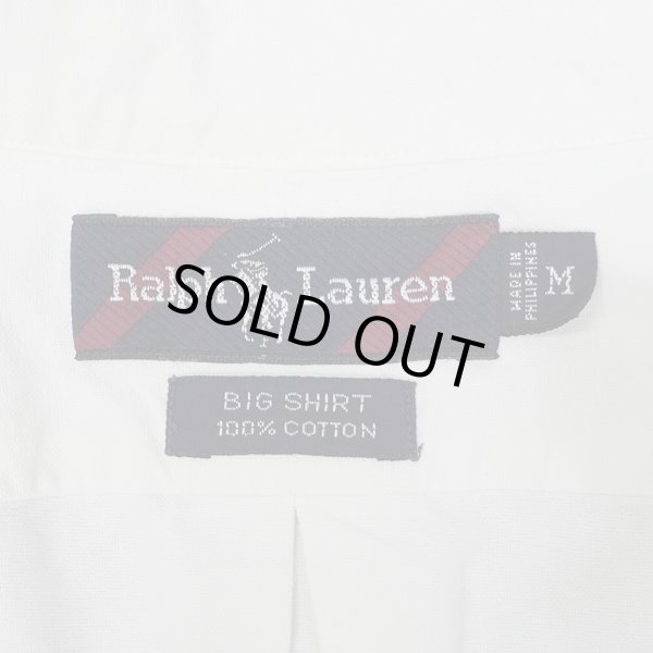画像2: 90's Polo Ralph Lauren ボタンダウンシャツ “BIG SHIRT / sizeM” (2)