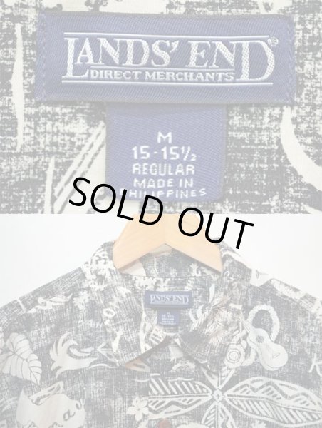 画像3: 90's LANDS' END コットンハワイアンシャツ (3)