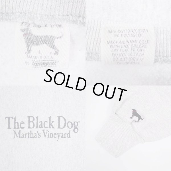 画像3: 90's The Black Dog リバースウィーブタイプ スウェット "MADE IN USA" (3)