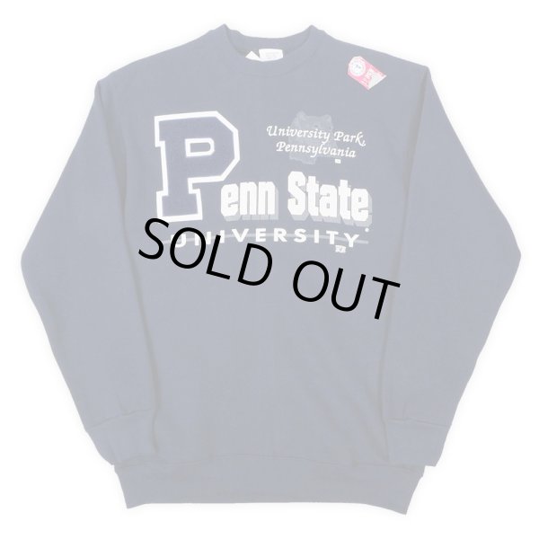 画像1: 90's Pennsylvania State University カレッジプリント スウェット "DEADSTOCK / MADE IN USA" (1)