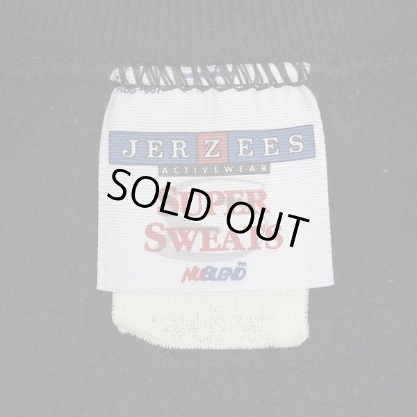 画像2: 00's CLARK ELECTRIC ロゴ刺繍 スウェット “JERZEES / BLACK” (2)