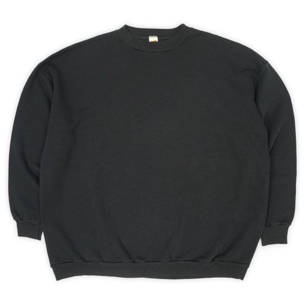 画像1: 70's ブランクスウェット "BLACK / SUPER BIG SIZE / MADE IN USA" (1)