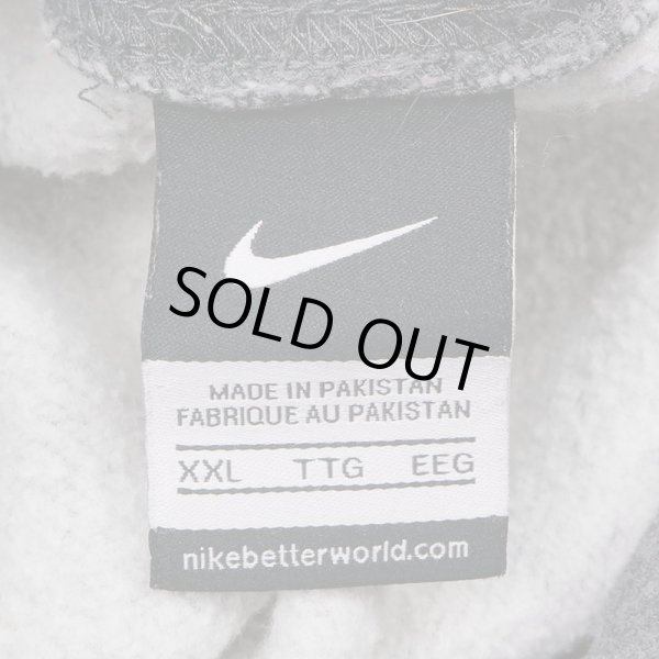 画像2: 00's NIKE ロゴ刺? スウェットパーカー “CHARCOAL GRAY” (2)