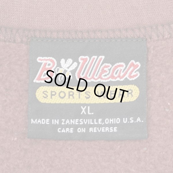 画像2: 90's B Wear スウェットカーディガン "MADE IN USA / Claymont Mustangs" (2)