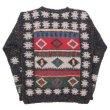 画像2: 80's Woolrich ネイティブ柄 ウールニット (2)